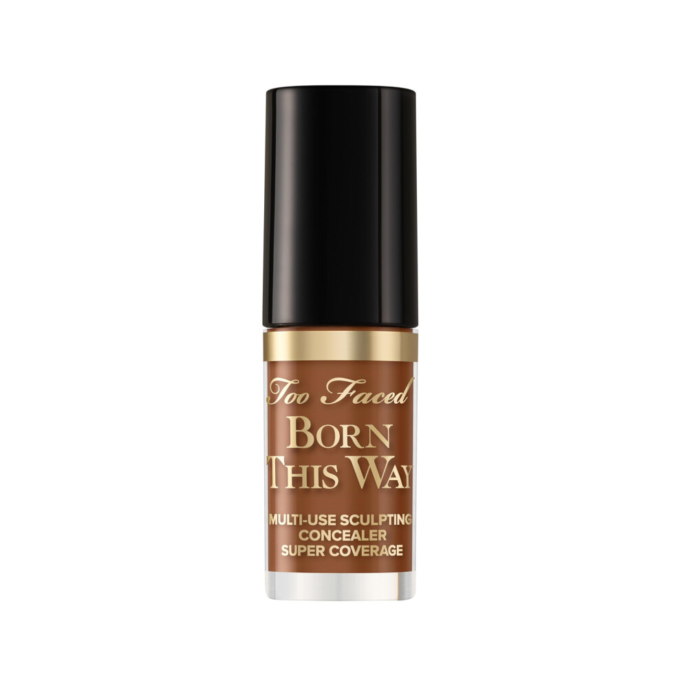 Too Faced Born This Way Super Coverage Multi-Use Concealer | Full Coverage  Oil Free  Long Lasting + Hydrating  0.06 Fl Oz  Chai