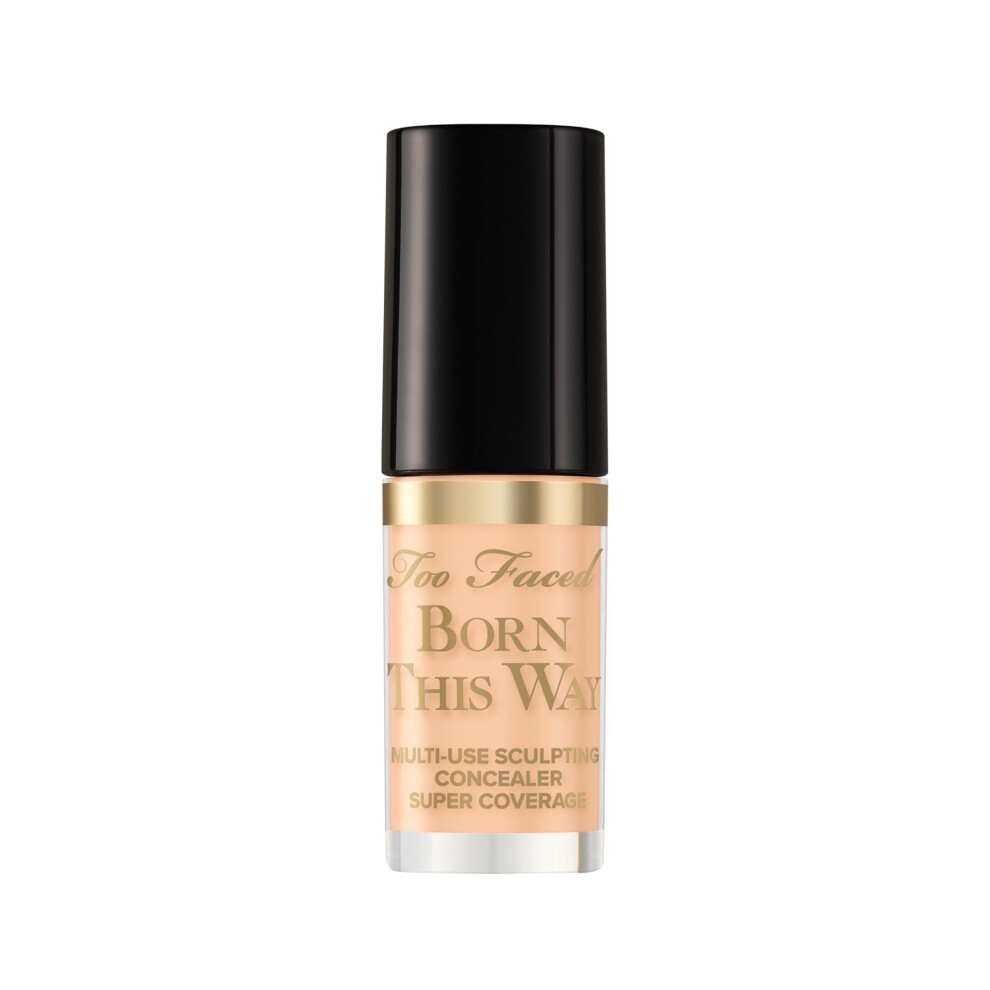 Too Faced Born This Way Super Coverage Multi-Use Concealer | Full Coverage  Oil Free  Long Lasting + Hydrating  0.06 Fl Oz  Vanilla