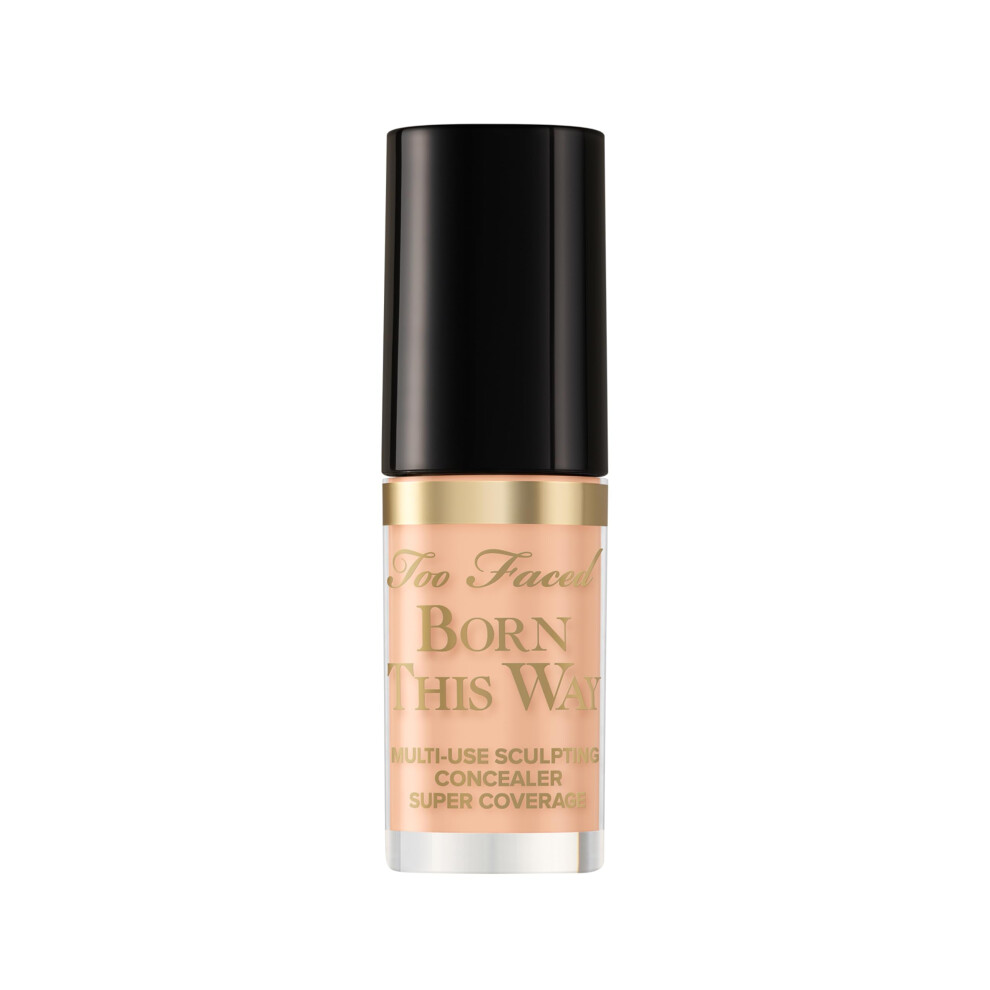 For Stã¥R Overfor Too Faced Born This Way Super Coverage Multi-Use Concealer | Full Coverage Oil Free Long Lasting + Hydrating 0.06 Fl Oz Nude