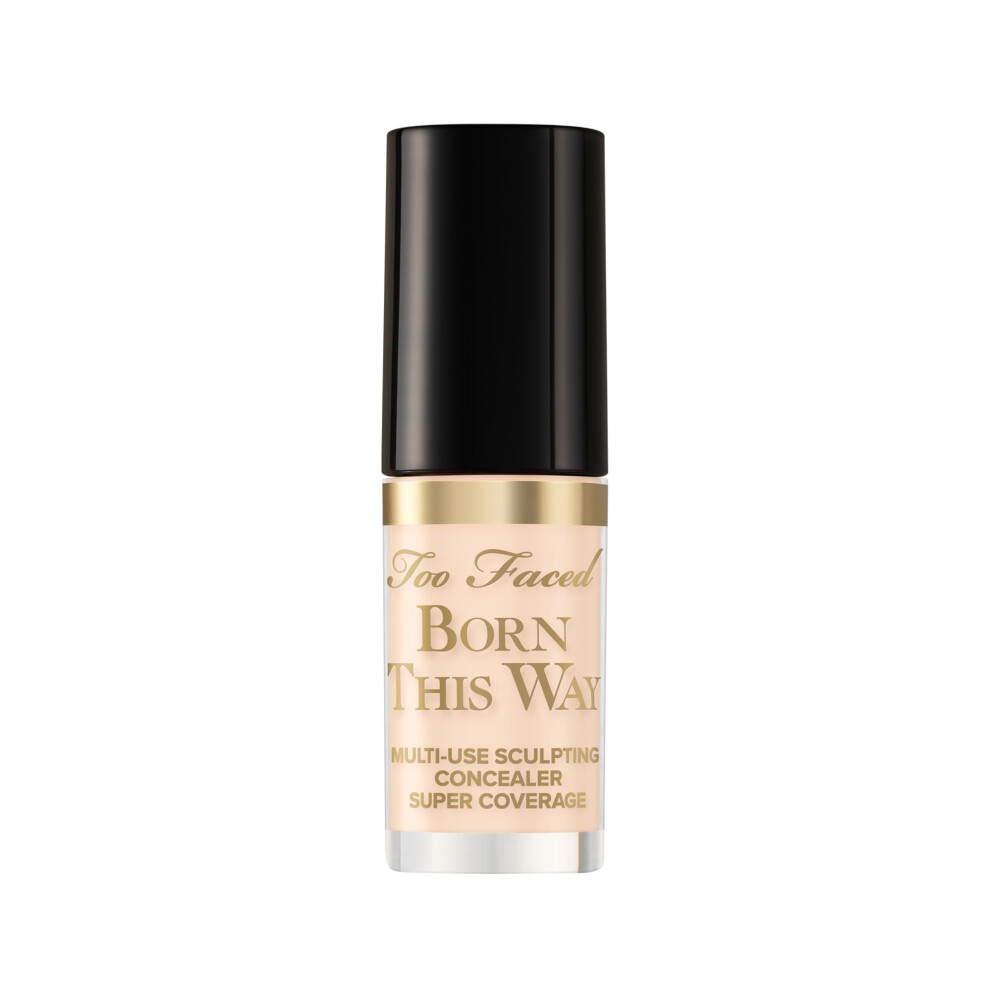 Too Faced Born This Way Super Coverage Multi-Use Concealer | Full Coverage  Oil Free  Long Lasting + Hydrating  0.06 Fl Oz  Cloud