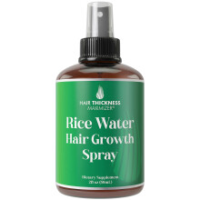 Reiswasser fr Haarwachstumsspray durch Haardicke Maximierer. Fr natrlich dickere lngere und weichere Haare. Fermentierter Reiswasserspray mit