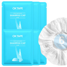 OK TAPE vzmentes sampon sapka (6 csomag) Mikrohullm, bltheto sampon kupak gyban fekvo betegek vagy idosek vzmentes samponhoz s llapot hajho