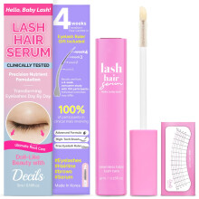 DECILS Korean Lash Serum - S?rum Para Pestaas Eyelash Serum to Grow Lashes Eyebrow Serum Eyelash Growth Serum Suero Para Pestaas Crecimiento Suero De