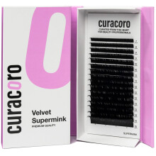 Curacoro Super Mink Eyelashes Extensions - Tbbfle vlasztk 0,03-0,2 C CC D Curl 7-15 mm Hossz vegyes tlca selyem szempillk Egyedi szempilla hos