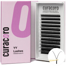 Curacoro YY szempillahosszabbts - 2D Fans Volume Eyelashes C CC D Curl T vastagsg 0,05-0,07mm 9-15mm Hossz Vegyes Tlca Teljesen bolyhos Volumen