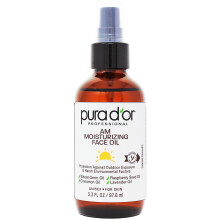Pura d'Or 3,3 oz Organisk AM Fugtgivende ansigtsolie - Morgen Glød Hydrating hudpleje -Lysvægt fugtighedscreme til glødende hud - alle naturlige