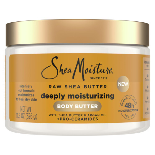 Shea Moisture Tiefenfeuchtende Körperbutter, Rohe Sheabutter