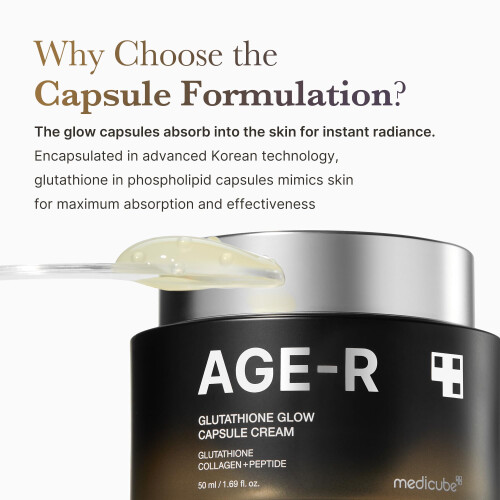 Medicube, Age-R, Creme de Capsula de Glutatión, 1.69 fl oz (50 ml) 2