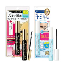 Set Duo di Mascara HEROINE MAKE by KISSME | 2 Mascara Waterproof Lungo e Incurvante in Formato Standard, Mascara Nero in Fibra Tubing Allungante