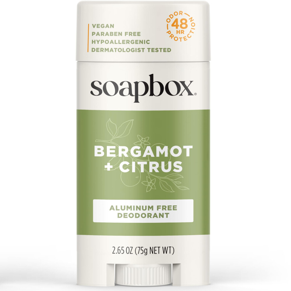 Mydlov F Rum Soapbox Aluminum Free Deodorant Bergamot & Citrus Scented Deodorant Scented Aluminum-Free Natural Deodorants 2.65Oz