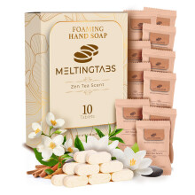 MELTINGTABS Skummende h?nds?betabletter Refill Zen Tea Duft