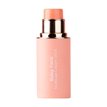 MCoBeauty Baby Face Wielozadaniowy krem ??w sztyfcie Kitty Coral Pearl Shade Jedwabiscie gladki rz do policzkw do oczu Usta i policzki Weganskie ko