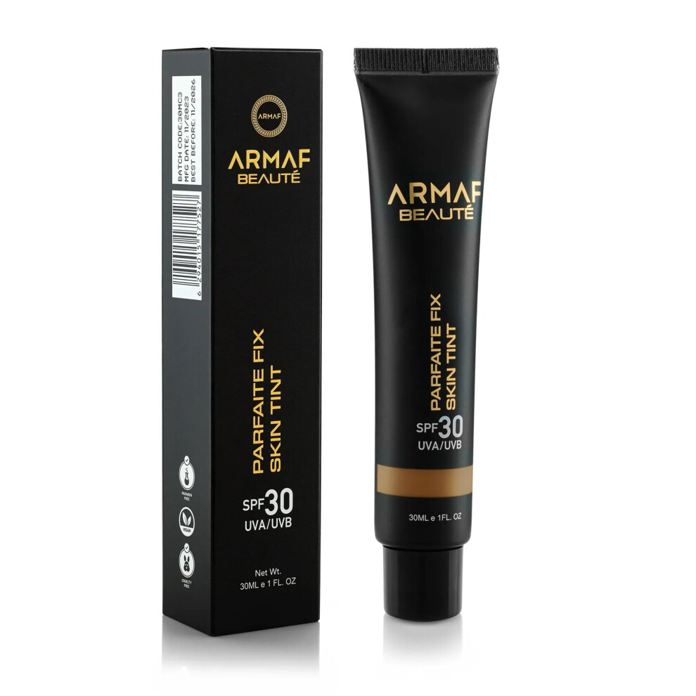 Armaf Beaut? Parfaite Fix - Skin Tint | Tinted Moisturizer with Spf 30 For Sun Protection | Semi Matte Finish | Beige  30 ml/1 fl.oz
