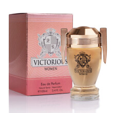 Victorious Eau de Parfum voor vrouwen Gevuld met zoet bloemig tropisch fruit Poederachtige gourmandtoon en romige pluizige noot - Basis van vanille S