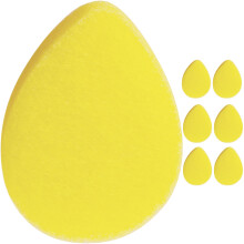 KOL Face Scrubber Lemon Infused hmlaszt arctisztt prnk Eldobhat hmlaszt arcszivacs a napi arctiszttshoz s sminkeltvoltshoz 6 szm