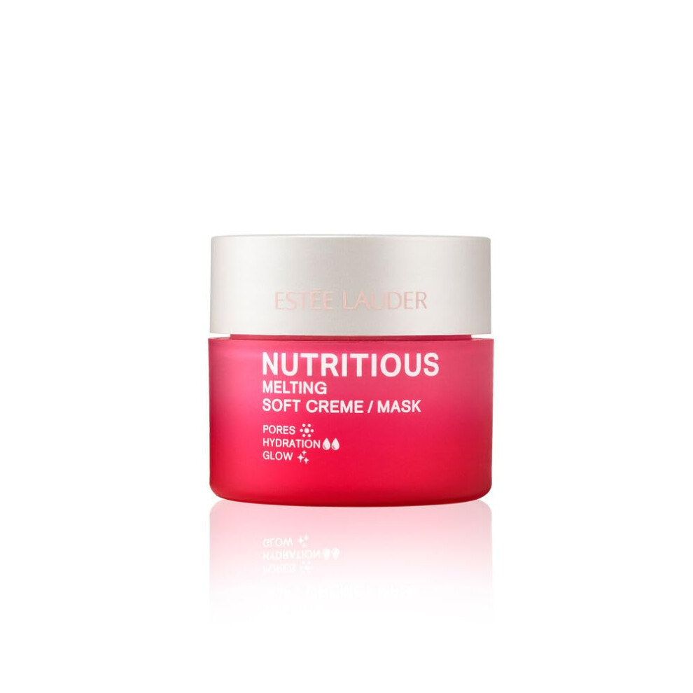 Est?e Lauder Nutritious Melting Soft Cream Moisturizer/Face Mask with Niacinamide | Pore Minimizing  Travel Size  0.5 Ounce