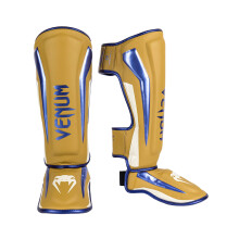 (Camel, X-Large) Venum Muay Thai Stand Up Elite Shin Guards