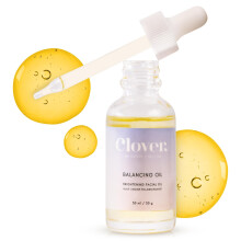 Clover Balancing Oil | Understøtter klarere hud fremmer en sund hudfarve og forbedrer naturlig udstråling | Grusomhedsfri og vegansk ansigtsolie