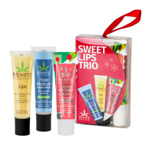 Hempz Sweet Lips Trio 3 ajakbalzsamok nnepi ajndk frfiaknak vagy noknek harisnyaanyag