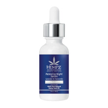 Hempz Lavender & Chamomile Facial Serum with plant-based retinol Bakuchiol for dry or aging skn types for men and women 1oz