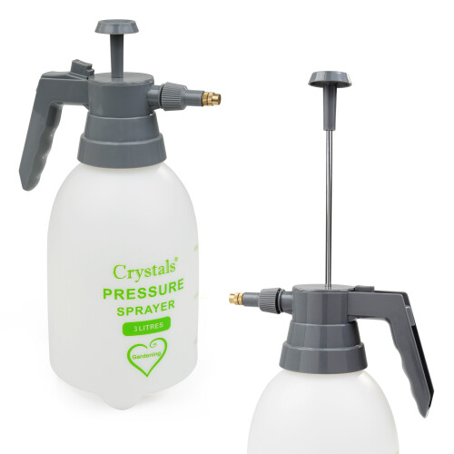 3L Garden Pressure Sprayer Portable Hand Pump Chemical Weed Spray Water Bottle