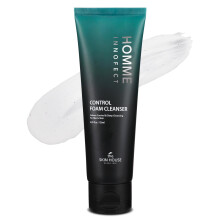 The Skin House Homme Innofect Control Foam Cleanser for Men 4.05 fl.oz l Oily Skin Cleanser l Deep Cleansing Pore Minimizer l Korean Skin Care Fac