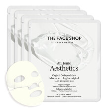 Die Face Shop Original veganer Kollagen Gesichtsmaske Koreanische Glas Haut Essential Peptid Hydrogelmaske fr die Festung und Hautelastizitt 4A