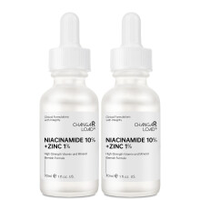 Niacinamide 10%+ Zinc 1% Serum For Face Niacinamide Serum For Face Dermatologist Redness Relieve-30ml 1floz 2Pcs