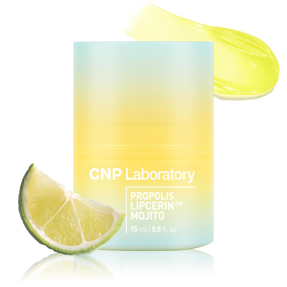 Cnp Honey Lip Butter Mojito (0.5 Fl.oz) - Propolis Lipcerin Lime Flavor Lip Butter Hydrating Overnight Manuka Lip Plumper & Balm 12Hrs Long-Lasting