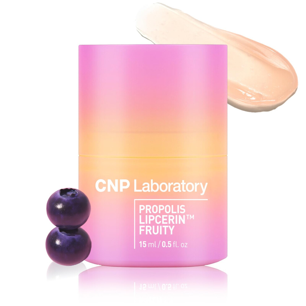Cnp Honey Lip Butter Fruity (0.5 Fl.oz) - Propolis Lipcerin Berry Hydrating Overnight Manuka Lip Plumper & Balm 12Hrs Long-Lasting Moisture Gentle