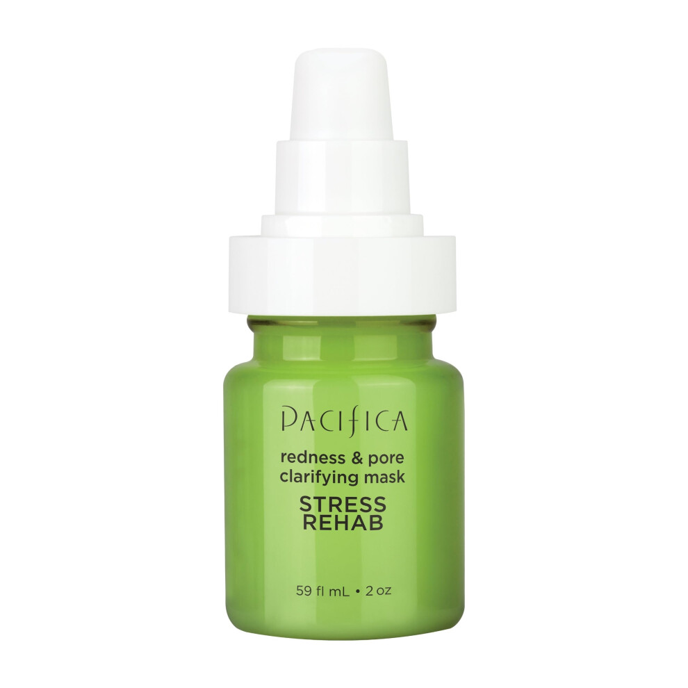 Pacifica Face Mask - Stress Rehab Redness and Pore Clarifying Face Mask  Designed to Address & Neutralize Redness  Vegan & Cruelty-Free  2 Fl Oz