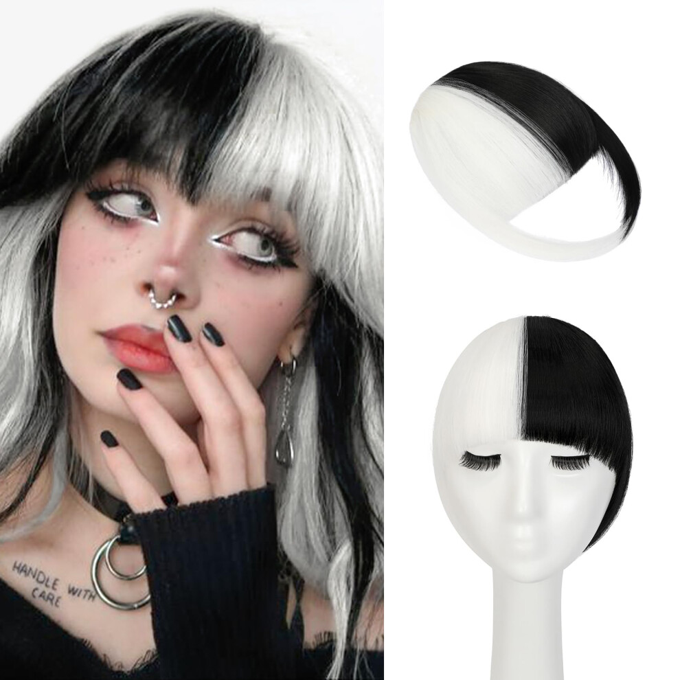 Wodelanle Bangs Hair Clip In Bangs Fake Bangs Natrual Clip In Hair Extensions Easy To Use Faux Bangs Clip On Bangs French Bangs Fringe With Temples