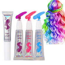 YIBABY 3 Colours Magical Semipermanent Hair Dye Glow in the Dark Sada UV neonovch gelu na vlasy Svetl smvateln barva na vlasy Hreben na lcen vl