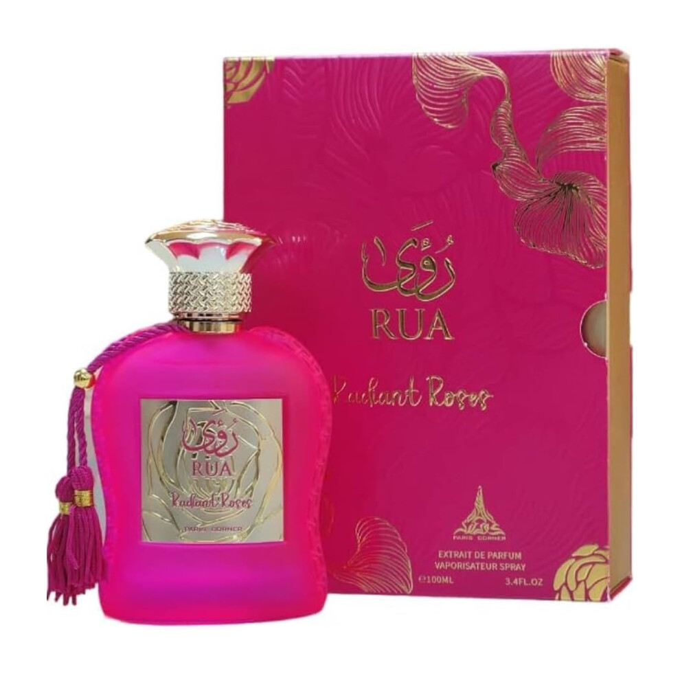 Paris Corner Rua Radiant Roses Edp Unisex Eau De Parfum Fragrances Scent Unisex 3.4 Fl Oz Perfumes