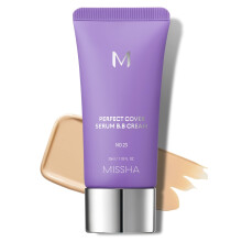 Missha, Perfect Cover Serum B.B Kreami, No. 23 Luonnollinen Beige, 1,18 fl oz (35 ml)