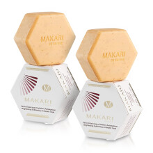 MAKARI Sapone Antisettico Esfoliante Classico, Confezione da 2 (7 oz) | Aiuta a Rivitalizzare la Pelle | Promuove un Tono della Pelle Uniforme |