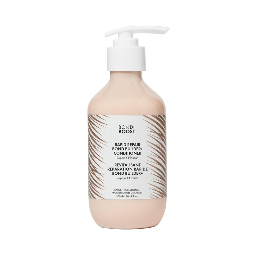 Bondiboost Rapid Repair Bond Builder + Conditioner For Damaged Hair [10.14 Fl Oz] Strengthen + Hydrate + Restores Hair Health With Deep Conditioning