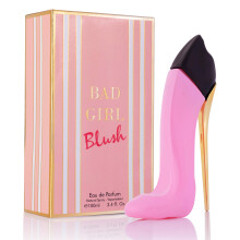 Bad Girl Blush voor dames EDP 3,4 fl Oz - Topnoten van zoete citrusbergamot met zoete, zachte hints van amandel - Basisgeuren van frisse bloemenpioen