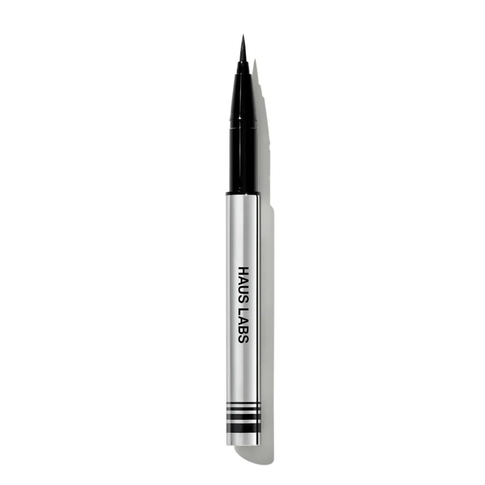 Haus Labs By Lady Gaga Eyeliner Liquide Waterproof Clear Cut Black Onyx (Noir Mat) + Masque Visage En Feuille Offert-image