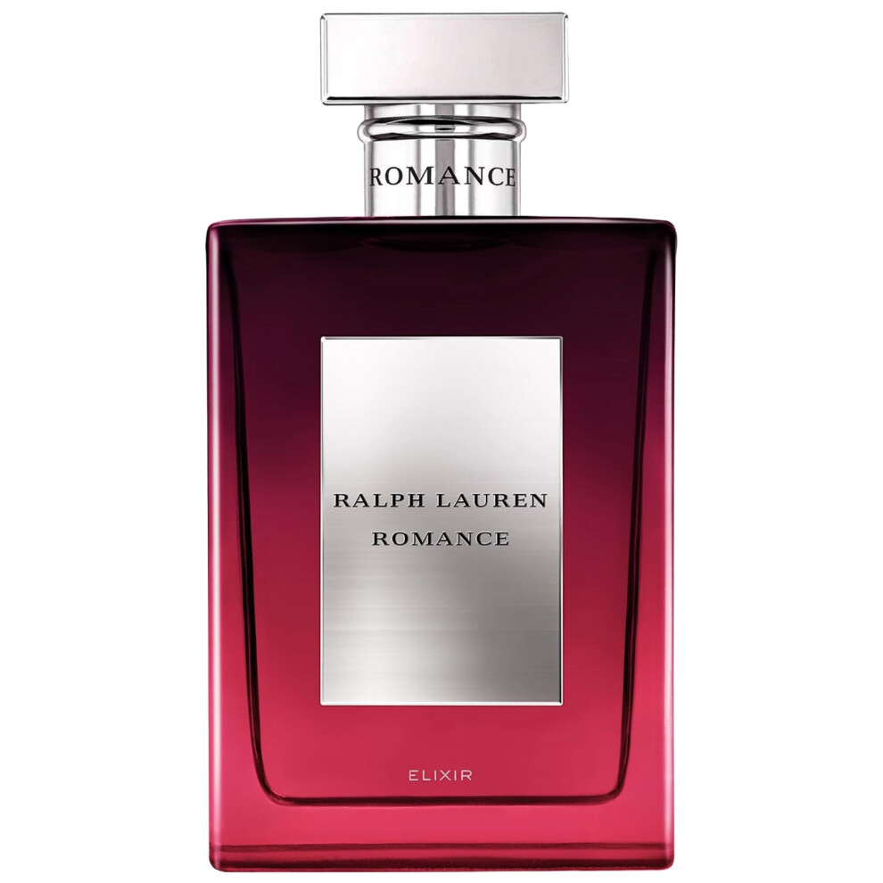 RALPH LAUREN FRAGRANCES Romance Elixir - Eau de Parfum - Women's Perfume - Warm & Sweet Gourmands - With Lychee  Rose & Benzoin - 2.4 Fl Oz