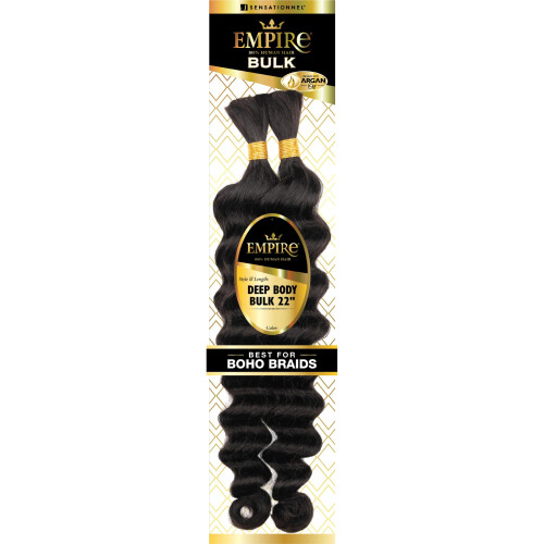 Sensationnel Empire bulk braiding - deep body human hair braids for ...