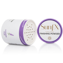 SunFX Post Spray Tan Translucent Finishing Powder | Talc Free | Sunless Tanning Setting Powder | Shimmer | (4.00 Ounce (Pack of 1), Lavender Haze)