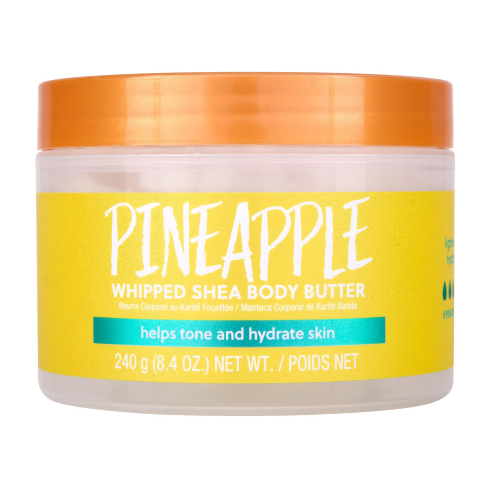Tree Hut Pineapple Whipped Shea Body Butter | Long-Lasting Hydration Leaves Skin Feeling Soft & Moisturized | Lightweight | Nourishing Essential Body