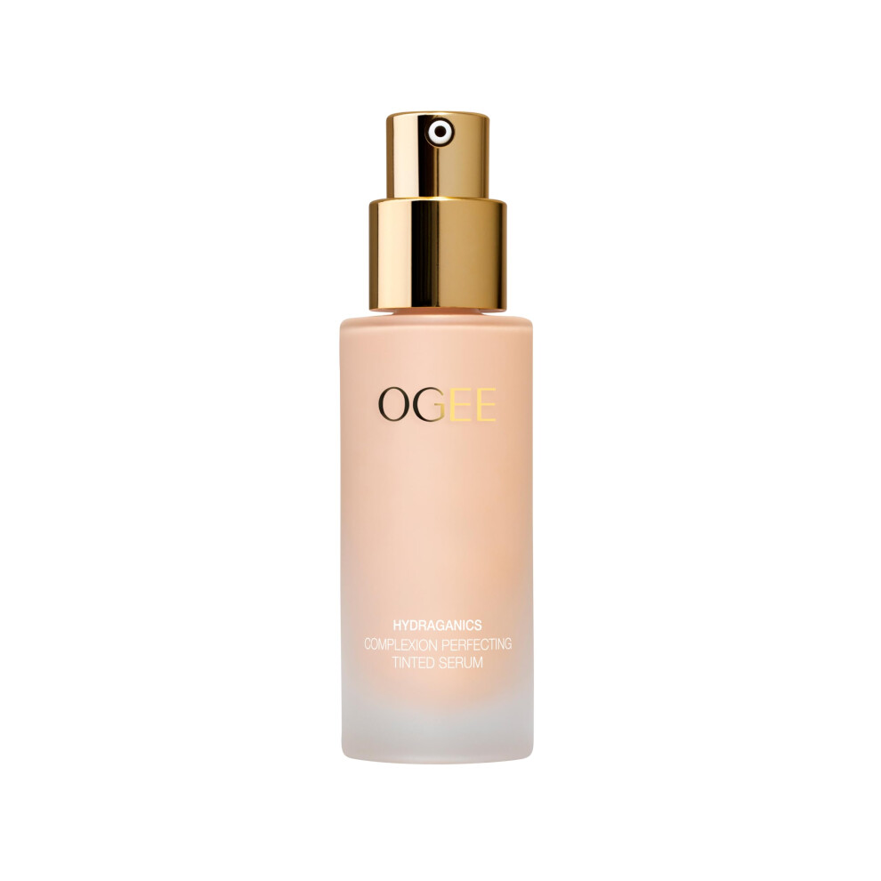 Ogee White/Pink Complexion Perfecting Tinted Moisturizer For Face (Poplar 0.10C - Fair - Undertones) - Lightweight Tinted Serum With Vitamin C & Jojoba