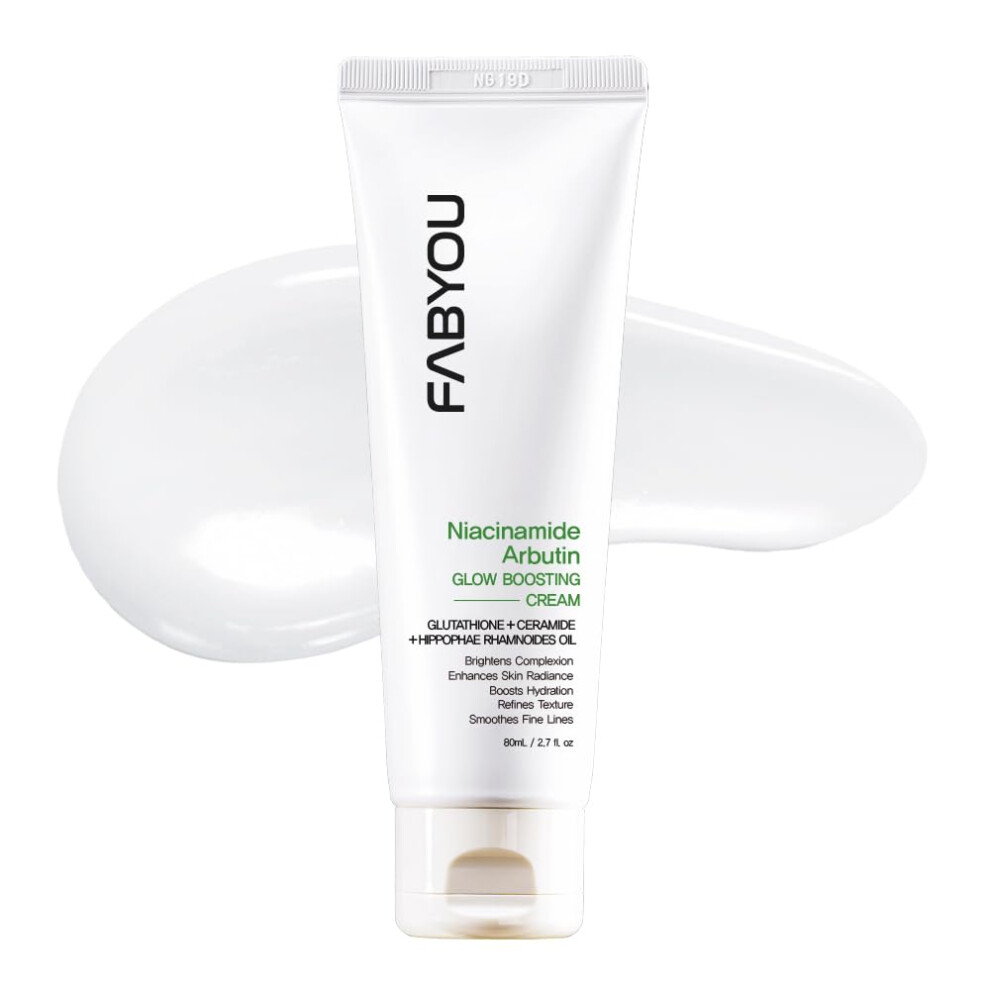 Fabyou Cream Niacinamide Arbutin Glow Boosting 2.7 Oz - Clarifying & Pore Care With 10% Niacinamide Arbutin. Fast Absorbing Non-Irritating -Korean S