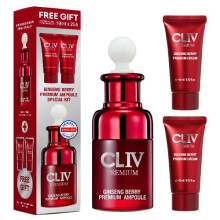 CLIV Ginseng Berry Premium Ampoule Nahrende Gesichtsampulle fur trockene und mude Haut Gesunde und taufrische Haut Authentische koreanische Hautp