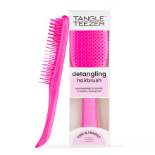 Brosse d m lante ultime Tangle Teezer pour cheveux secs et mouill s, r duit la casse pour les cheveux color s, fins et fragiles. Rose piste.