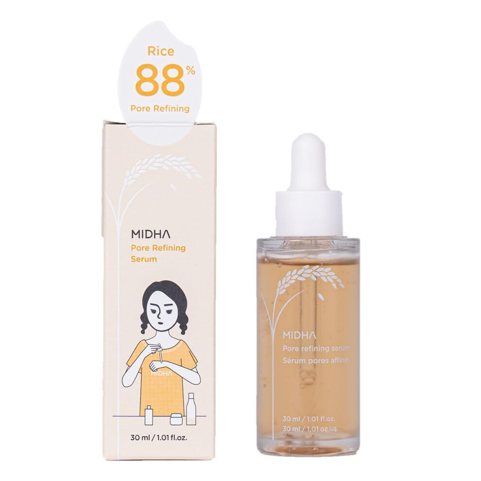 Midha Pore Refining Serum To Control Enlarged Pores And Make Smooth Skin Texture Pha Vegan