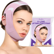 FairyFace V-Line Lifting Chinstrap V-Line Mask Hakband fr att sova teranvndbar ansiktsrem Chin Up Patch V-formad blteformad ansiktsmask fr s