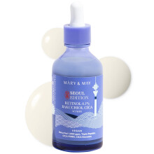 Mary & May, Seoul Editie, Retinol 0,1% Bakuchiol Cica Serum, Geurloos, 2,7 fl oz (80 ml)